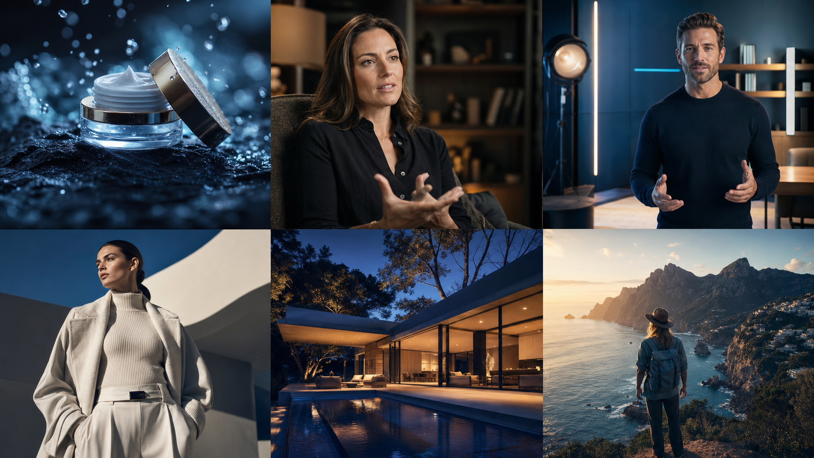 Product, presenter, fashion, property, interview, and travel production directions in EgaClip